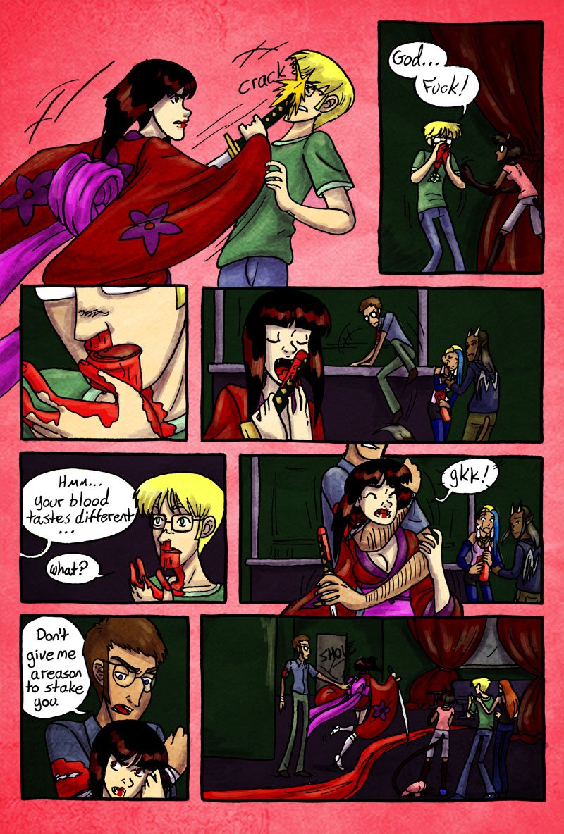 2-34: Your blood tastes different.